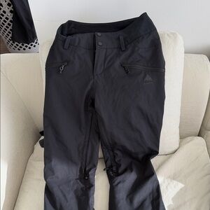 Burton Black Softshell Snow Pants with Zip Pockets